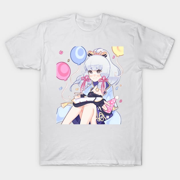 Kamisato Ayaka <3 T-Shirt by Breadwithbutter 